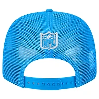 Men's New Era  Blue Detroit Lions Team Collection 9SEVENTY Stretch-Snap Adjustable Hat
