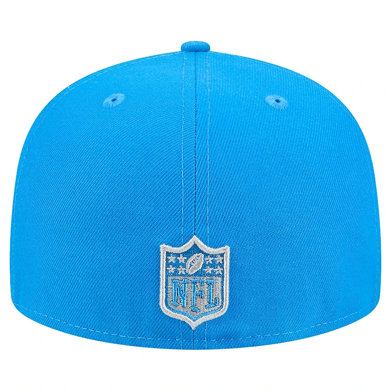 Casquette ajustée Tri-Hit 59FIFTY bleue des Lions de Detroit pour homme New Era