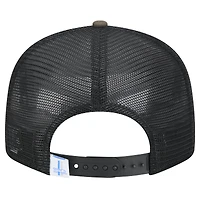 Men's New Era Camo Detroit Lions Alternate Logo Main Trucker 9FIFTY Snapback Hat