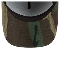 Casquette ajustable New Era Camo Detroit Lions Mystic Camo A-Frame 9FORTY pour homme