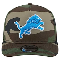 Casquette à visière rabattable Woodsy 9FIFTY Detroit Lions de New Era pour homme