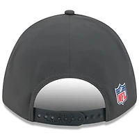 Casquette ajustable 9FORTY M-Crown anthracite pour homme des Detroit Lions 2025 de New Era