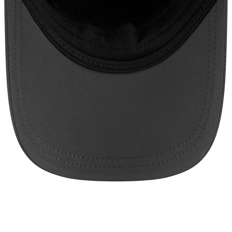 Men's New Era Charcoal Detroit Lions 2025 Sideline Cold Weather Runner Dog Ear Adjustable Hat