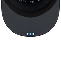 Men's New Era Charcoal Detroit Lions 2025 Sideline Cold Weather Split Panel 9FIFTY Snapback Hat