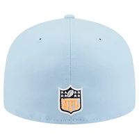 Men's New Era Coastal Blue Detroit Lions 59FIFTY Fitted Hat
