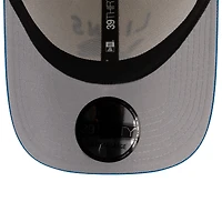 Casquette New Era 39THIRTY Flex crème/bleu pour homme des Lions de Detroit, repêchage NFL 2025