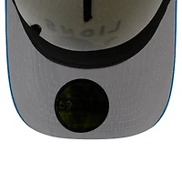 Men's New Era Cream/Blue Detroit Lions 2025 NFL Draft A-Frame 59FIFTY Fitted Hat