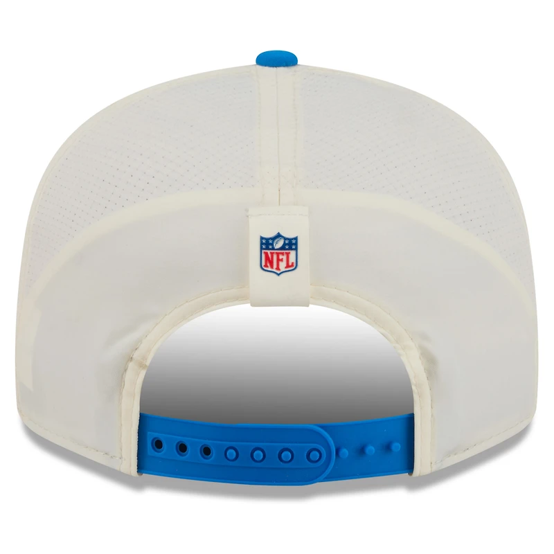 Men's New Era Cream/Blue Detroit Lions 2026 NFL Training Camp 9FIFTY Snapback Hat