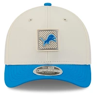 Men's New Era  Cream/Blue Detroit Lions 2026 NFL Training Camp 9FORTY Adjustable Hat