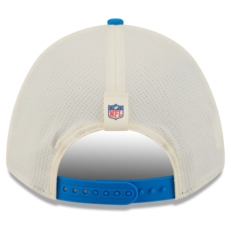 Men's New Era  Cream/Blue Detroit Lions 2026 NFL Training Camp 9FORTY Adjustable Hat