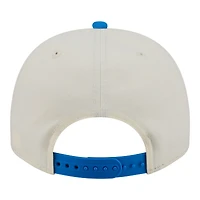 Men's New Era  Cream/Blue Detroit Lions A-Frame 9FIFTY Snapback Hat