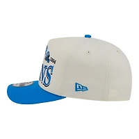 Men's New Era  Cream/Blue Detroit Lions A-Frame 9FIFTY Snapback Hat