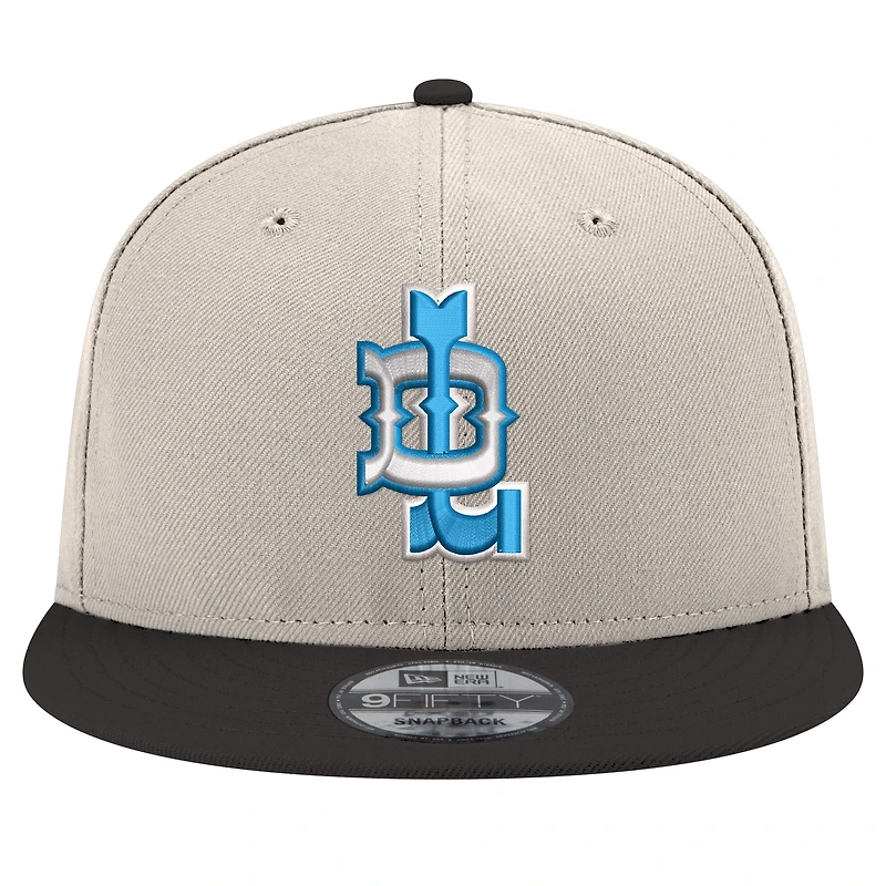 Men's New Era Cream/Blue Detroit Lions City Originals 9FIFTY Snapback Hat