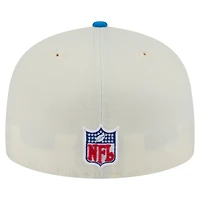 Casquette ajustée 59FIFTY Main New Era pour homme, couleur crème/bleu, des Lions de Detroit