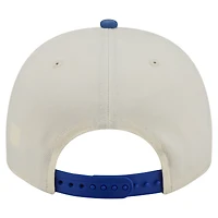 Men's New Era  Cream/Blue Detroit Lions Washed A-Frame 9FIFTY Snapback Hat