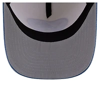 Men's New Era  Cream/Blue Detroit Lions Washed A-Frame 9FIFTY Snapback Hat
