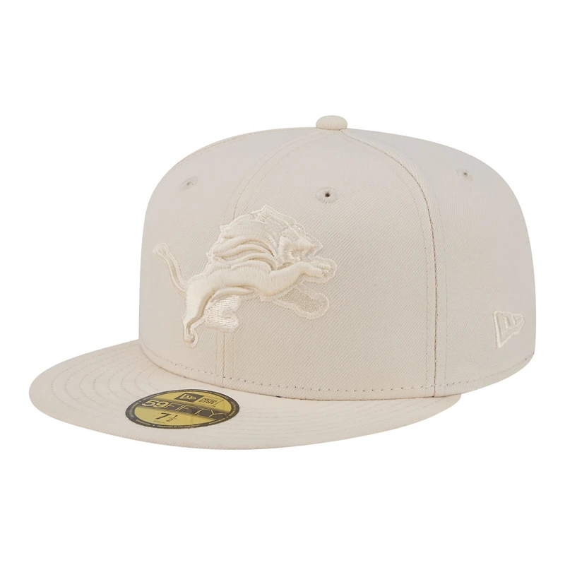 Casquette ajustée New Era 59FIFTY turquoise Detroit Lions pour homme