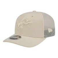 Casquette ajustable New Era Detroit Lions crème pour homme, coloris 9SEVENTY