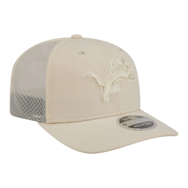 Men's New Era Cream Detroit Lions Color Pack 9SEVENTY Adjustable Hat
