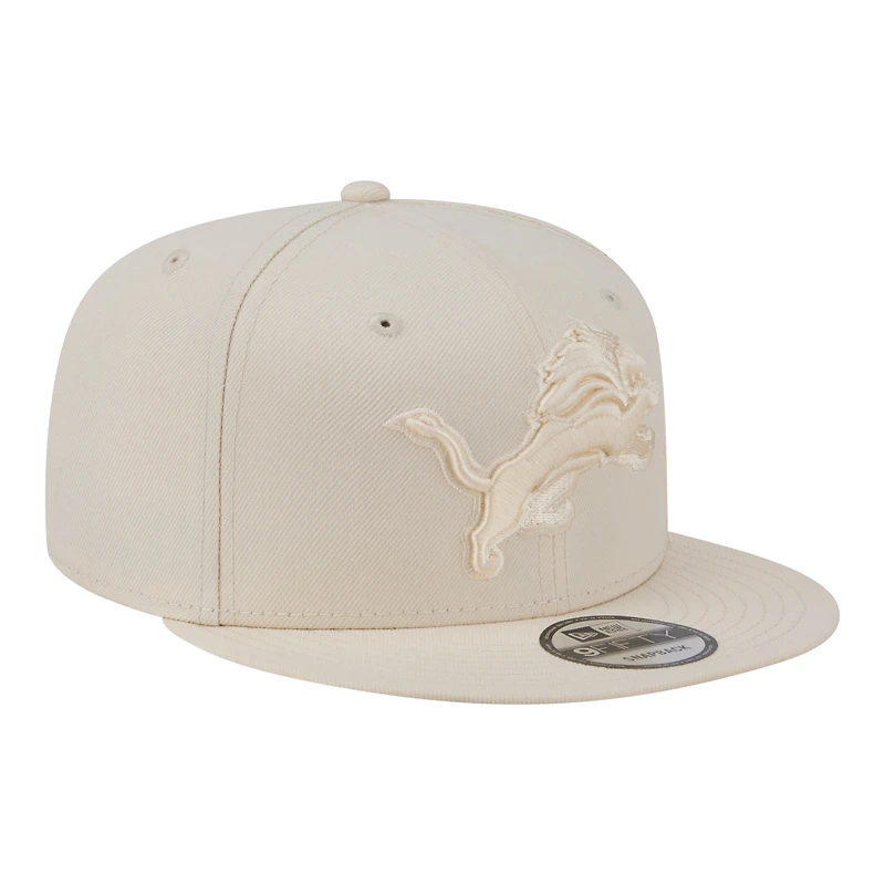 Men's New Era  Cream Detroit Lions Colorpack 9FIFTY Snapback Hat