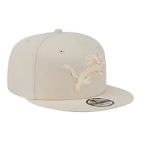 Men's New Era  Cream Detroit Lions Colorpack 9FIFTY Snapback Hat