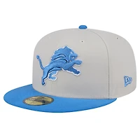 Casquette ajustée 59FIFTY Stoney des Detroit Lions New Era pour hommes