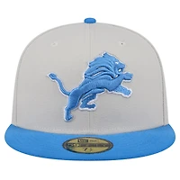 Casquette ajustée 59FIFTY Stoney des Detroit Lions New Era pour hommes