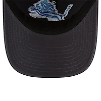Casquette réglable New Era Graphite Detroit Lions Core Classic 9TWENTY pour hommes