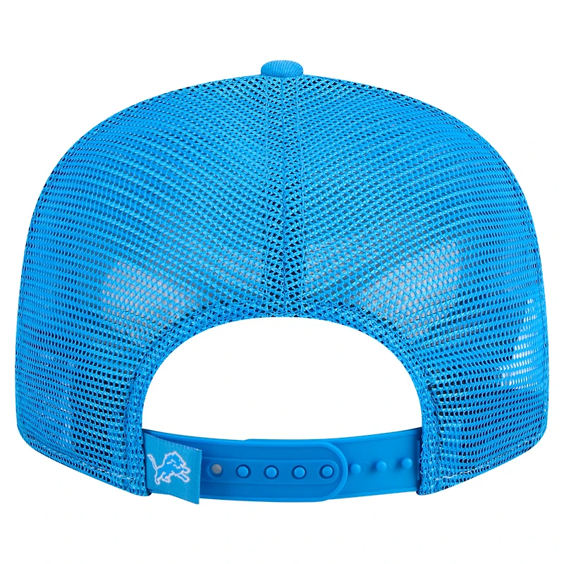 Men's New Era Gray/Blue Detroit Lions Outdoor Split Panel 9FIFTY Snapback Hat