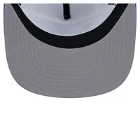 Men's New Era Gray/Blue Detroit Lions Throwback Dye Golfer Snapback Hat