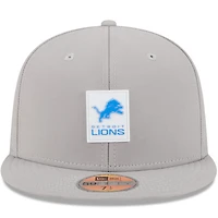 Men's New Era Gray Detroit Lions 2025 Sideline  59FIFTY Fitted Hat
