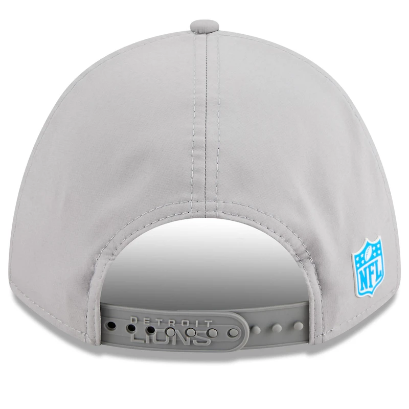 Men's New Era Gray Detroit Lions 2025 Sideline  M-Crown 9FORTY Adjustable Hat