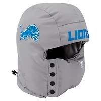 Cagoule matelassée grise New Era Detroit Lions pour homme