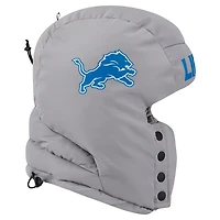 Cagoule matelassée grise New Era Detroit Lions pour homme