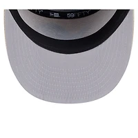 Men's New Era Light Beige/Olive Detroit Lions Two-Tone Color Pack Split Panel 59FIFTY Fitted Hat