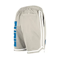 Men's New Era Light Beige Detroit Lions Stone Multi Patch Shorts