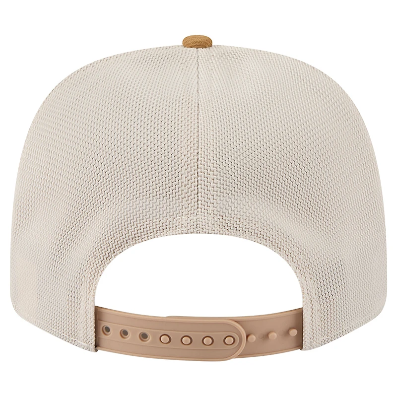 Men's New Era Light Beige Detroit Lions  Two-Tone Trucker 9SEVENTY Adjustable Hat
