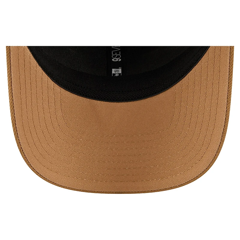 Men's New Era Light Beige Detroit Lions  Two-Tone Trucker 9SEVENTY Adjustable Hat