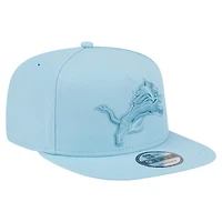 Men's New Era  Light Blue Detroit Lions Color Pack A-Frame 9FIFTY Snapback Hat