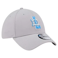 Men's New Era Silver Detroit Lions City Originals 39THIRTY Flex Hat