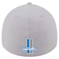 Men's New Era Silver Detroit Lions City Originals 39THIRTY Flex Hat