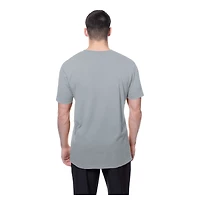 T-shirt argent New Era pour homme avec logo authentique des Detroit Lions