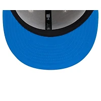 Casquette Snapback 9FIFTY historique Detroit Lions 2024 Sideline New Era pierre/bleu pour homme