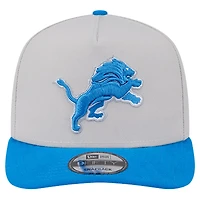 Men's New Era Stone Detroit Lions Decent 9FIFTY A-Frame Snapback Hat