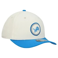 Casquette ajustable en velours côtelé 9SEVENTY pour homme New Era Stone Detroit Lions