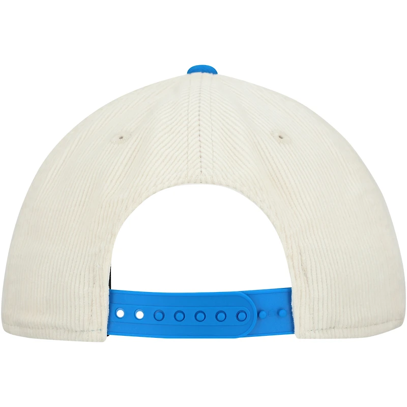 Men's New Era Stone Detroit Lions Loyal Corduroy 9SEVENTY Adjustable Hat