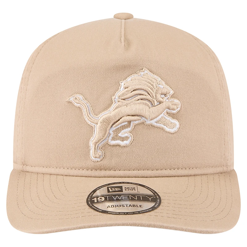 Casquette ajustable 19TWENTY pour homme New Era, couleur beige