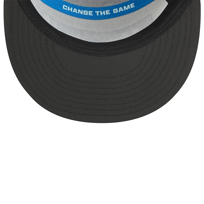 Men's New Era White/Black Detroit Lions 2025 Inspire Change Split Panel 9FIFTY Snapback Hat