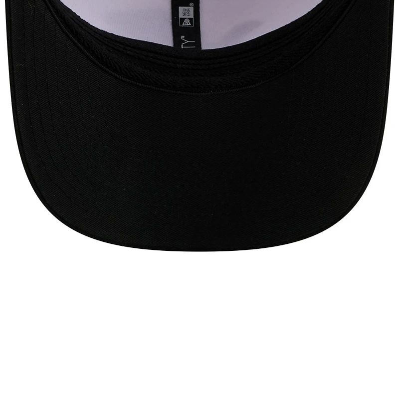 Casquette ajustable New Era blanche et noire Detroit Lions 2026 NFL Draft 9SEVENTY pour homme