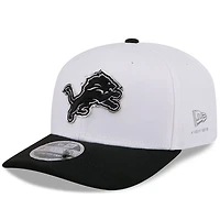 Men's New Era  White/Black Detroit Lions 2026 NFL Draft 9SEVENTY Adjustable Hat